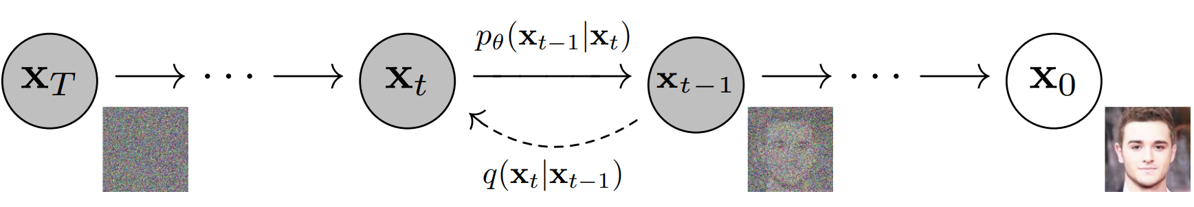 DDPM directed graphical model