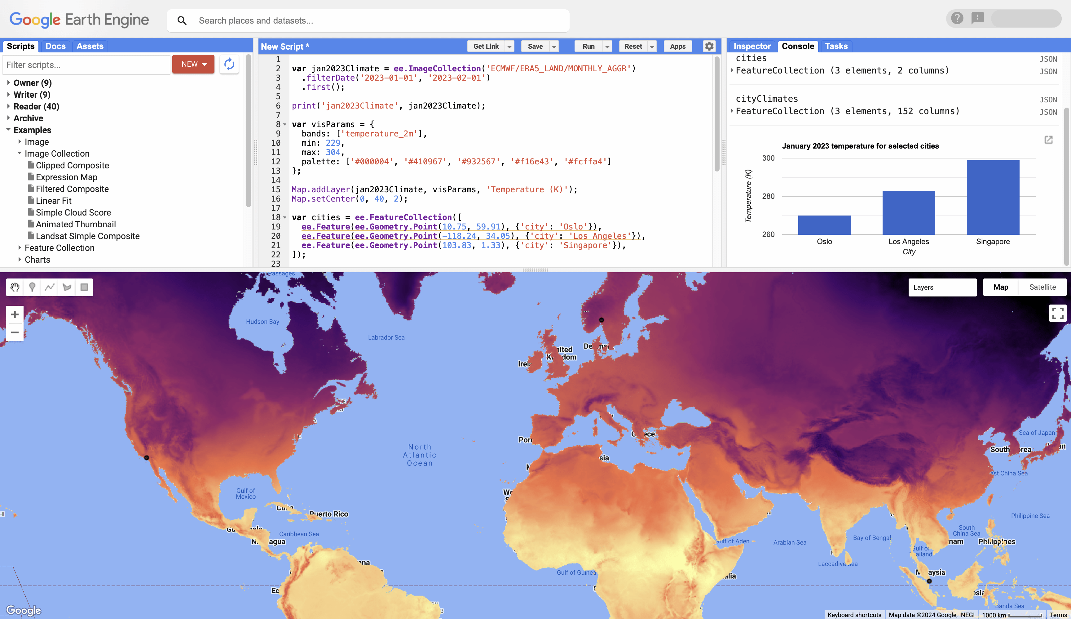 Google Earth Engine Code Editor